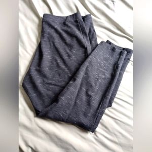 Black space dye leggings